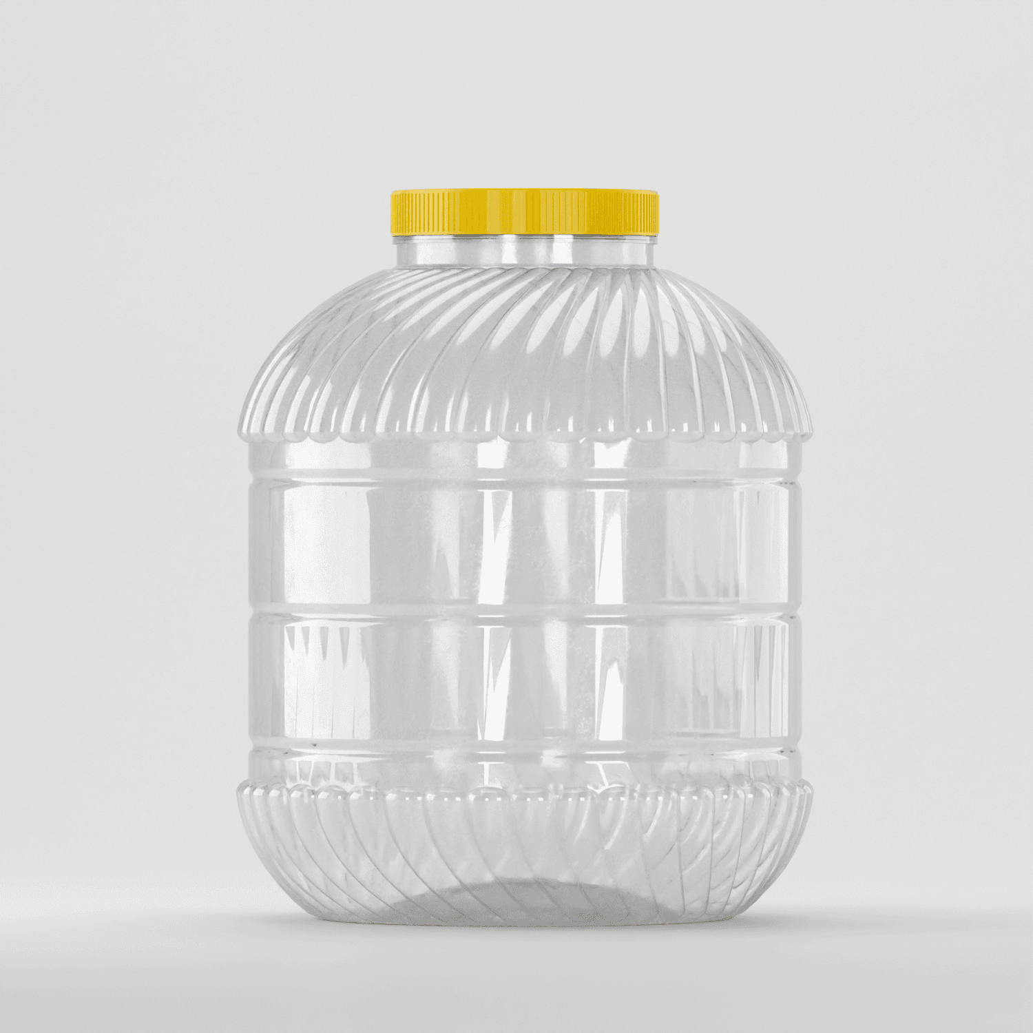 Borcan PET 10 L transparent cu capac