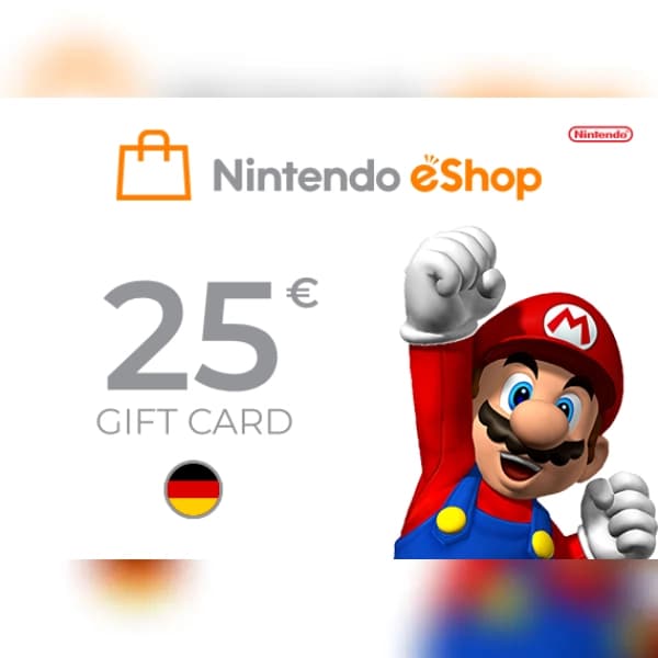 Nintendo eShop Card 25 EUR Key - GERMANY