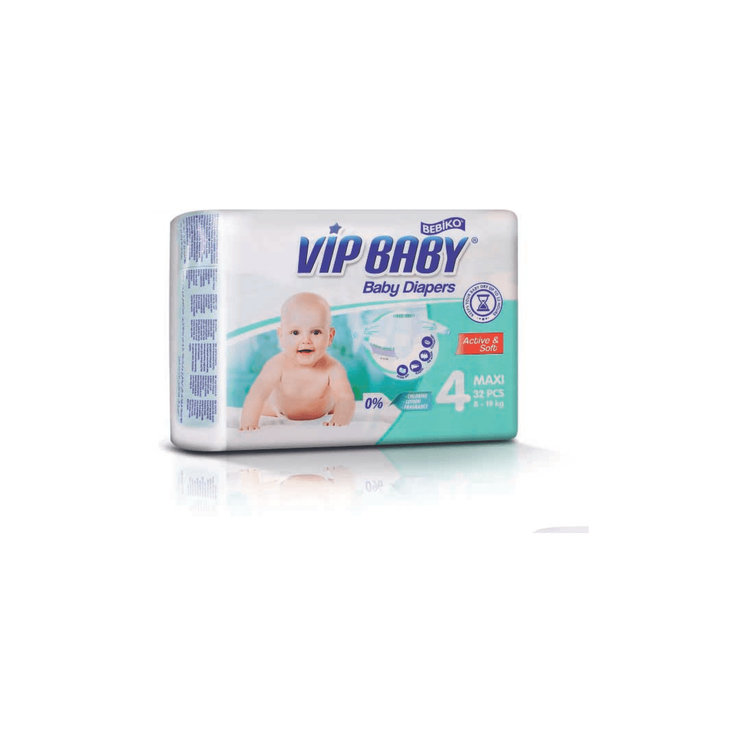 Vip Baby Scutece copii Maxi 8-19 kg (32 buc)
