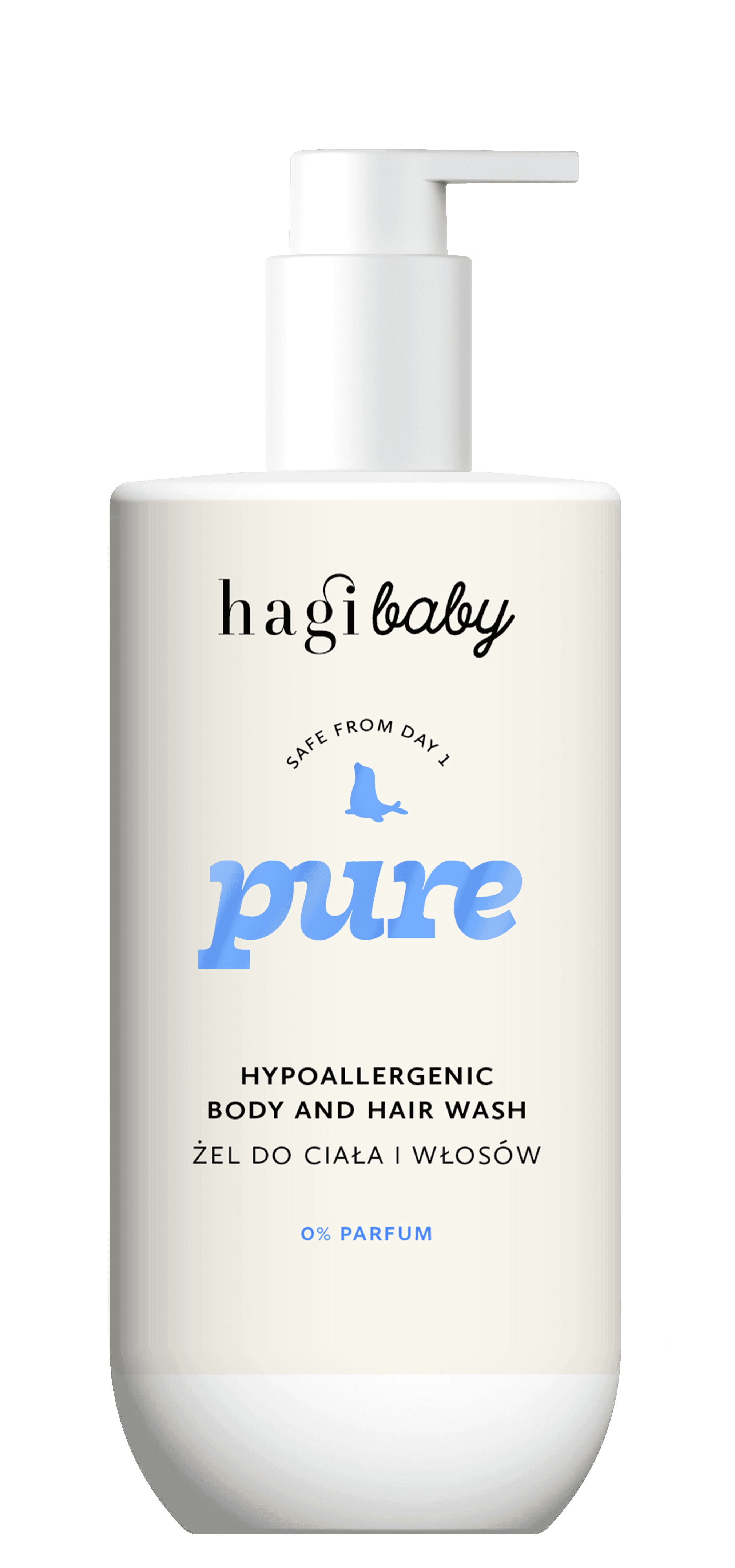 Hagi Baby Pure Hypoallergenic Gel de spălare pentru corp și păr 300ml