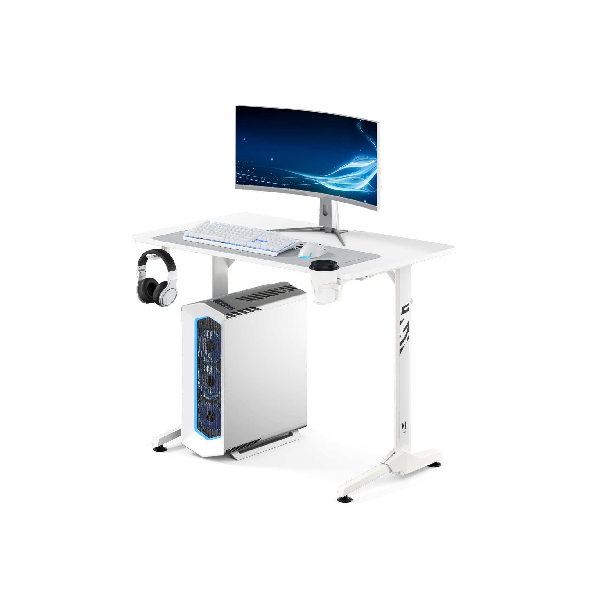 Birou gaming alb X-Mate 1000