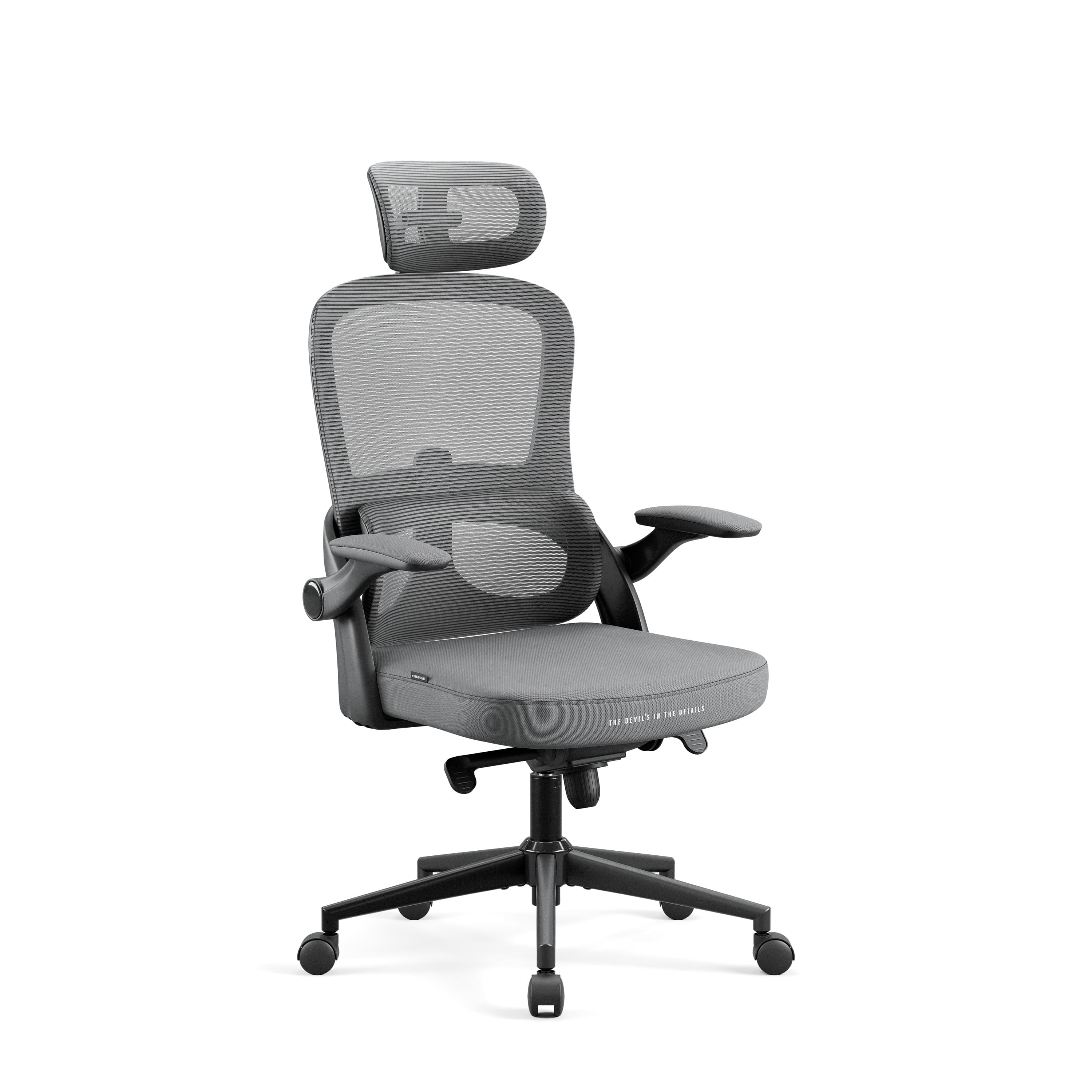 Scaun de birou Diablo V-Light: gri