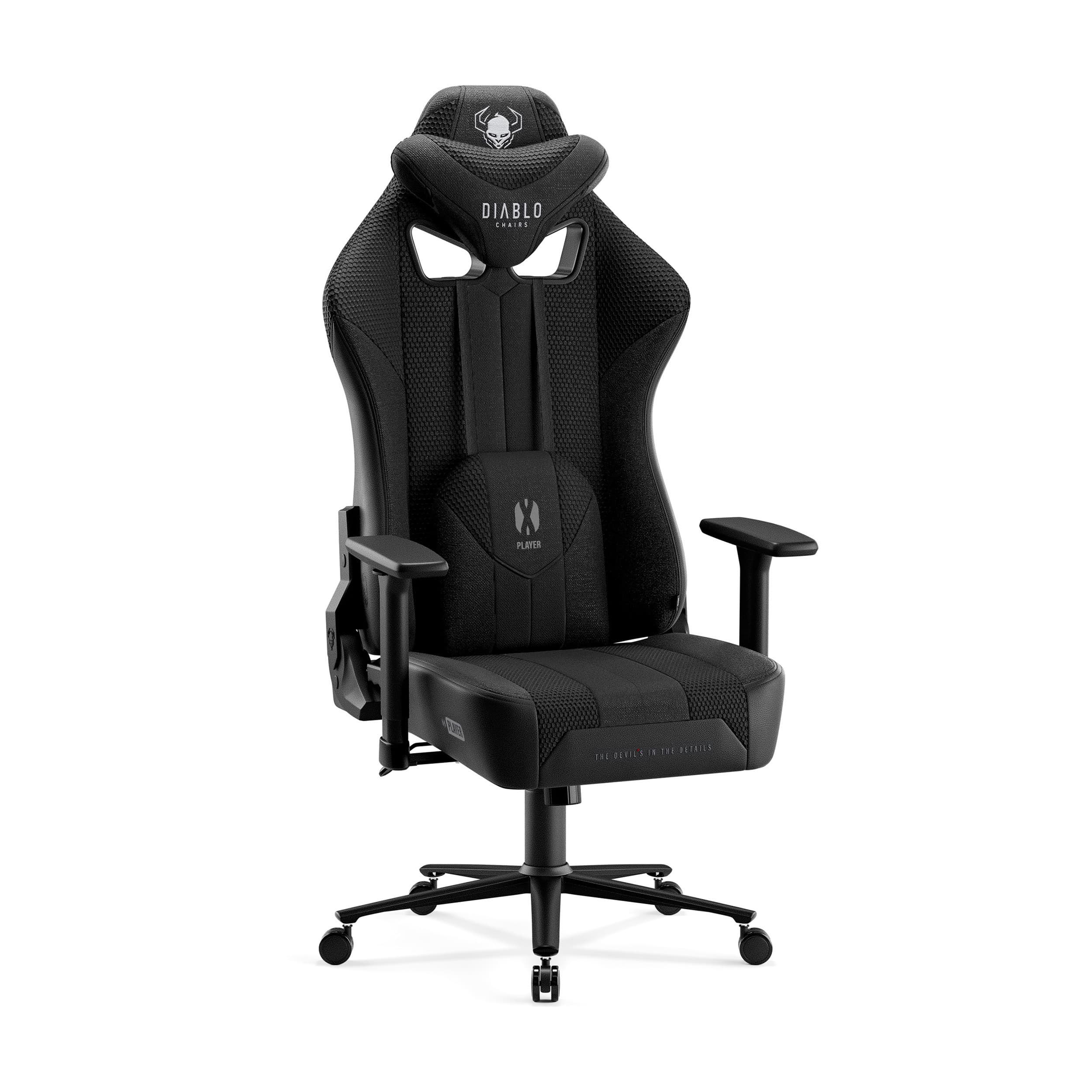 Scaun Gaming Diablo X-Player 2.0 Din Material Normal Size: Negru