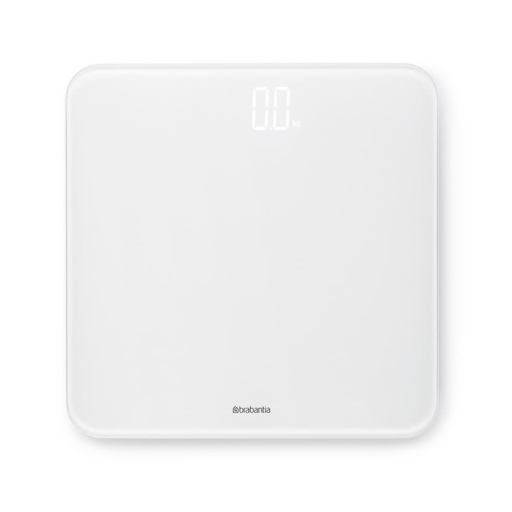 Cântar electronic Brabantia ReNew 1003496, Până la 180 kg, afișaj LCD, bază antiderapantă, alb