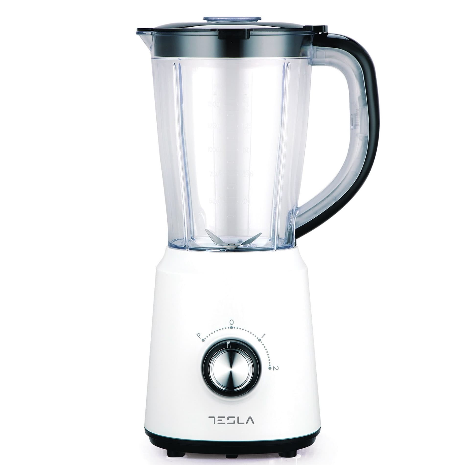 Blender Tesla BL201W, 500W, 2 viteze, Pulse, 1,5 L, Alb
