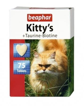 BEAPHAR Kitty’s recompense pisici cu taurină și biotină 75 buc