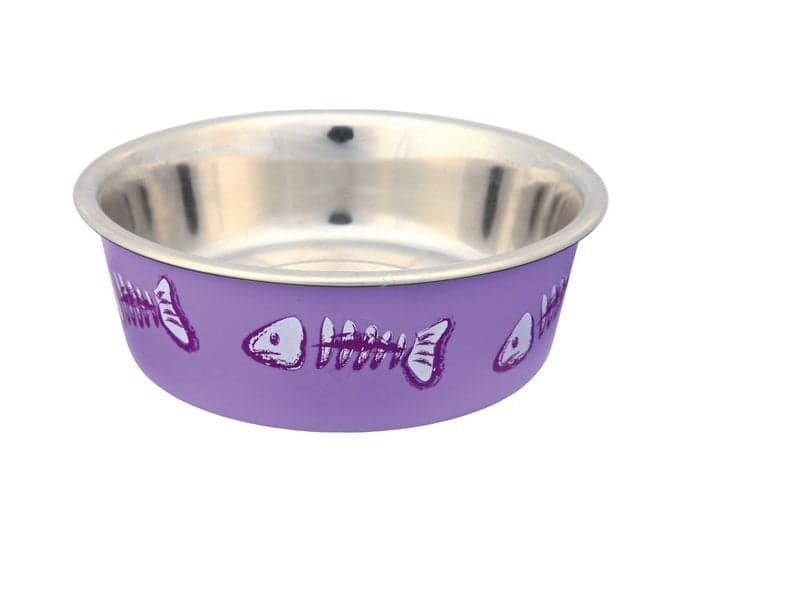 TRIXIE Bol metal cu înveliș din plastic 0.3 L / 12 cm