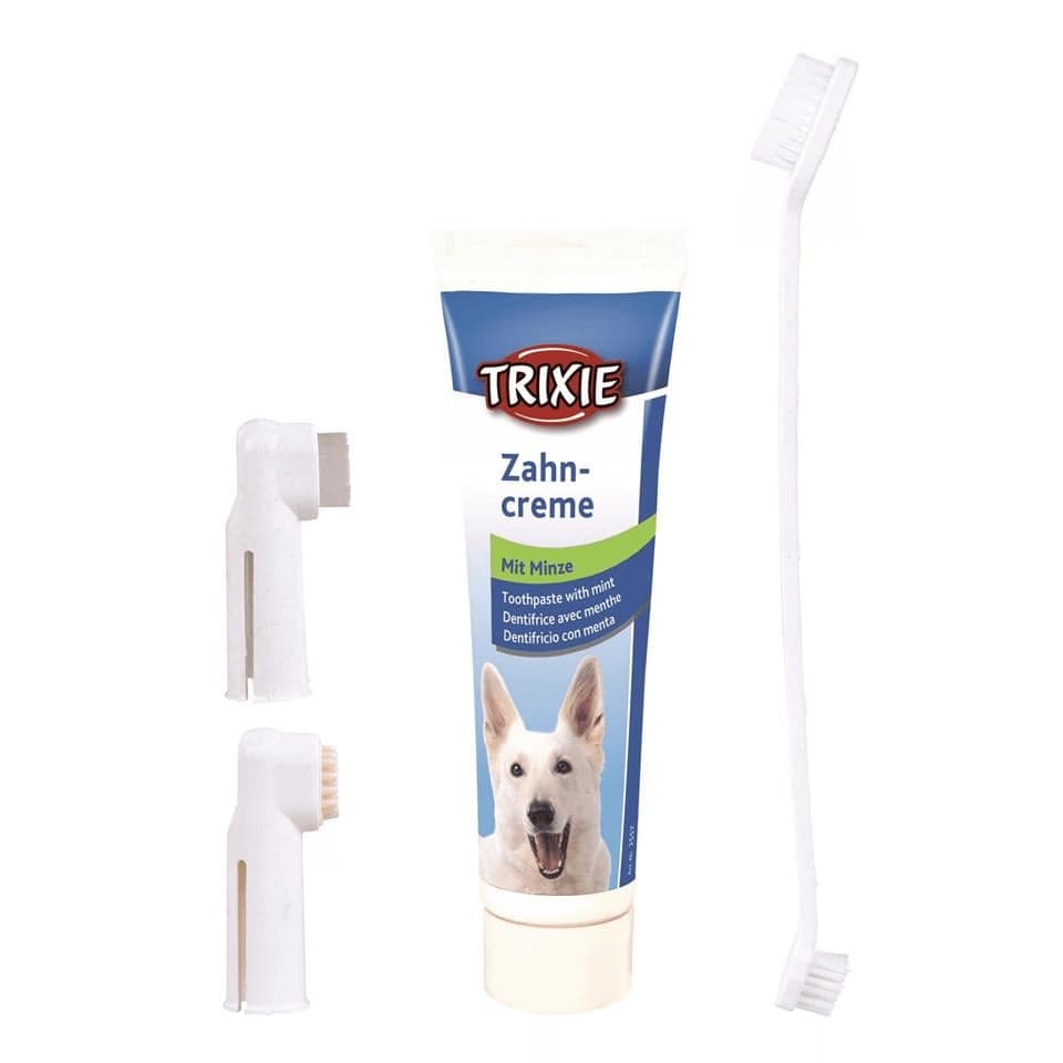 TRIXIE Kit de curățare a dinților pentru câini