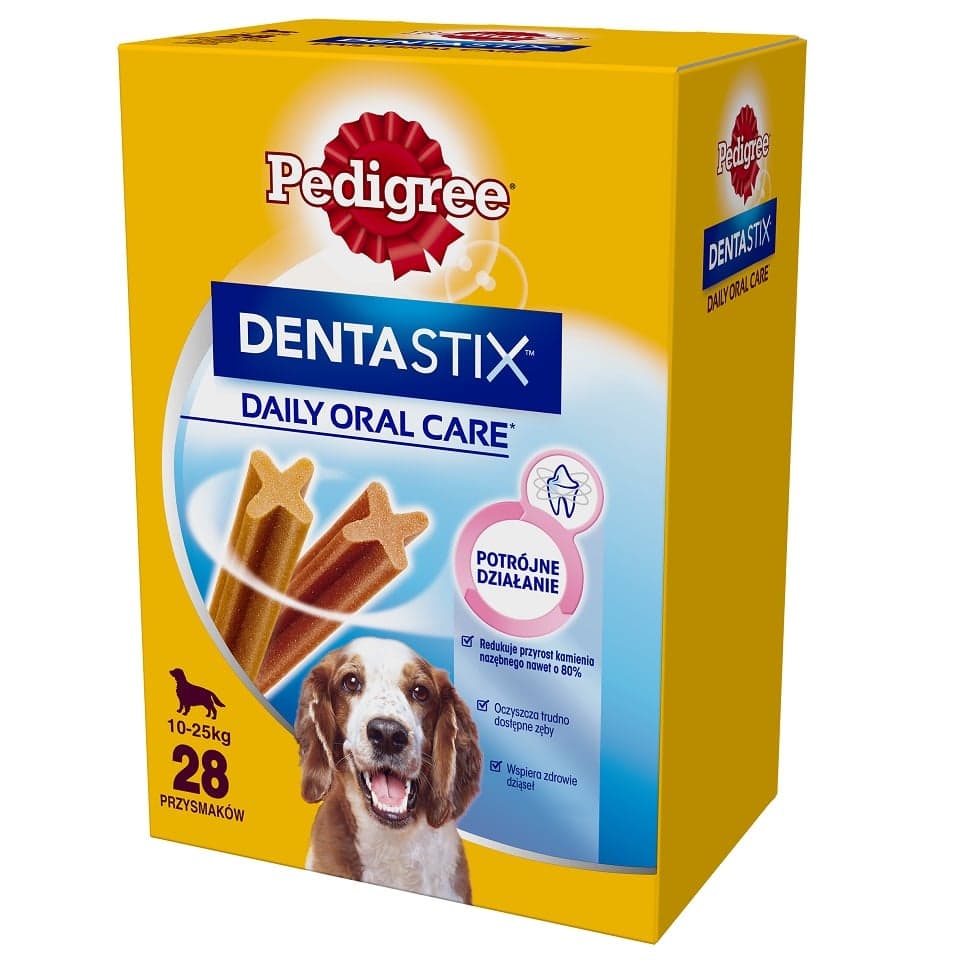 PEDIGREE DentaStix recompensa dentitie caini de talie medie 28 buc
