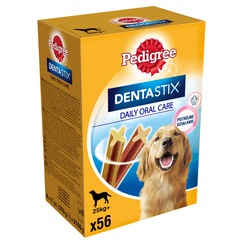 PEDIGREE Dentastix (rase mari) recompense dentare caini 56 buc (8x270g)