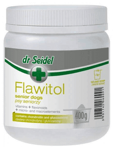 Supliment articulații câini seniori glucozamină DR SEIDEL Flawitol 400 g