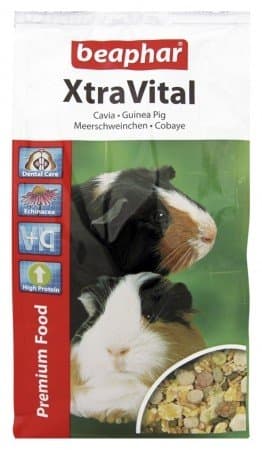 BEAPHAR XtraVital Guinea Pig 1 kg hrană completă cu vitamina C pentru porcușori de Guineea