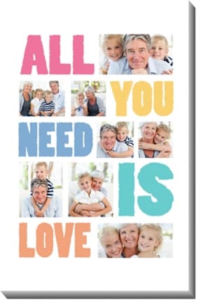 Tablou, All you need is love, 70x100 cm