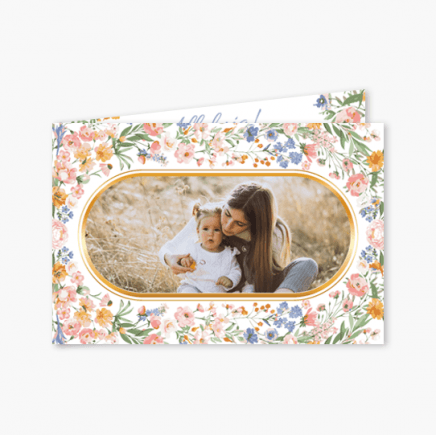 Felicitare personalizată Delicate spring, 15x10 cm