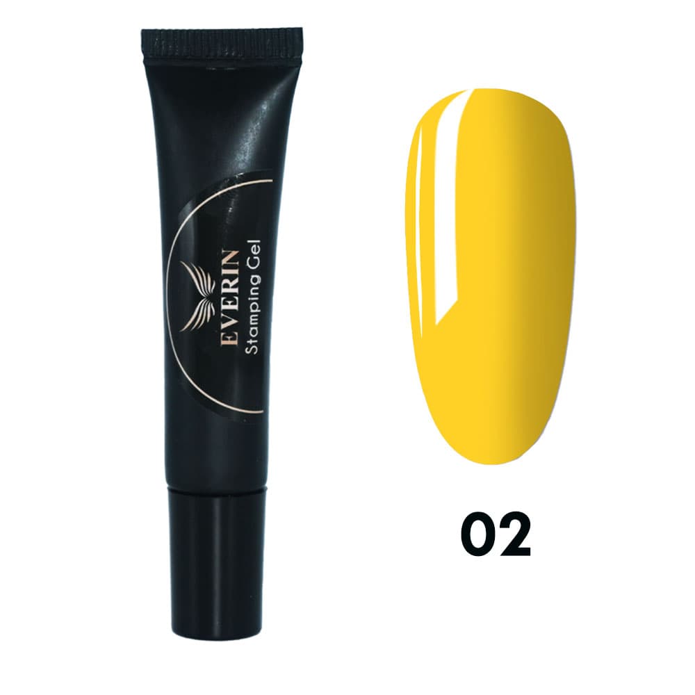 Gel pentru stampila la tub Everin- 02 Galben - SGE-01
