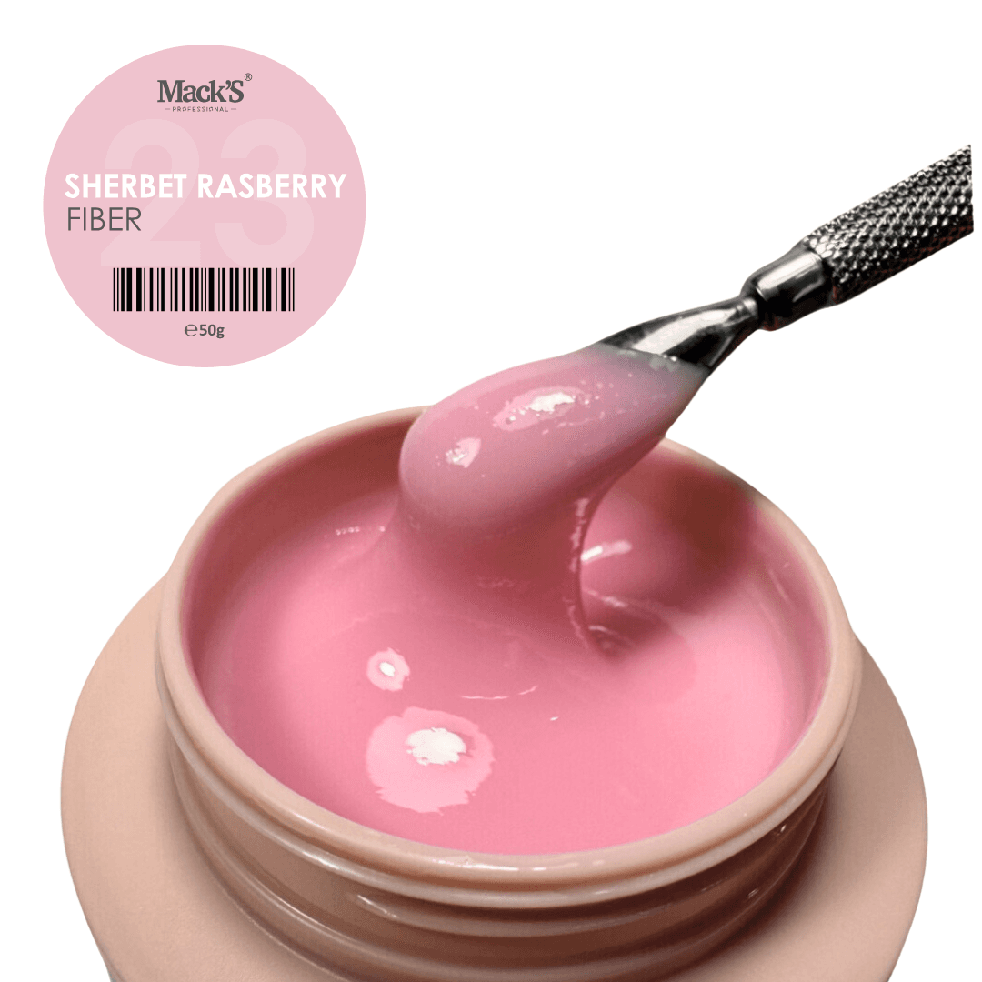 Fiber Sherbet Rasberry 23 /50g Macks - FB-SHRY23-15