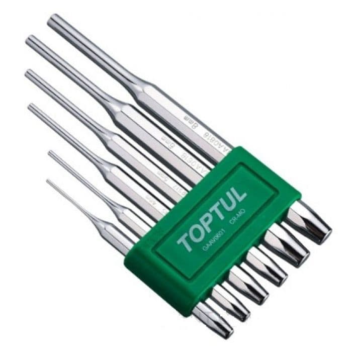 Set dorn pentru gaurire 6 piese, Toptul