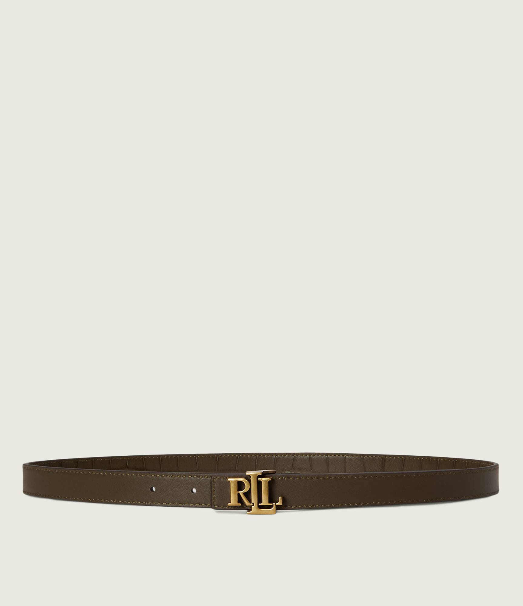 LAUREN RALPH LAUREN Curea din piele cu două fețe Logo Reversible