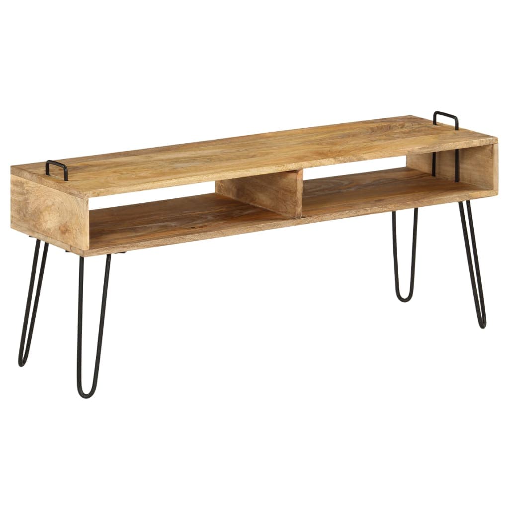 Gossi comoda tv din lemn masiv de mango, 110 x 35 x 45 cm