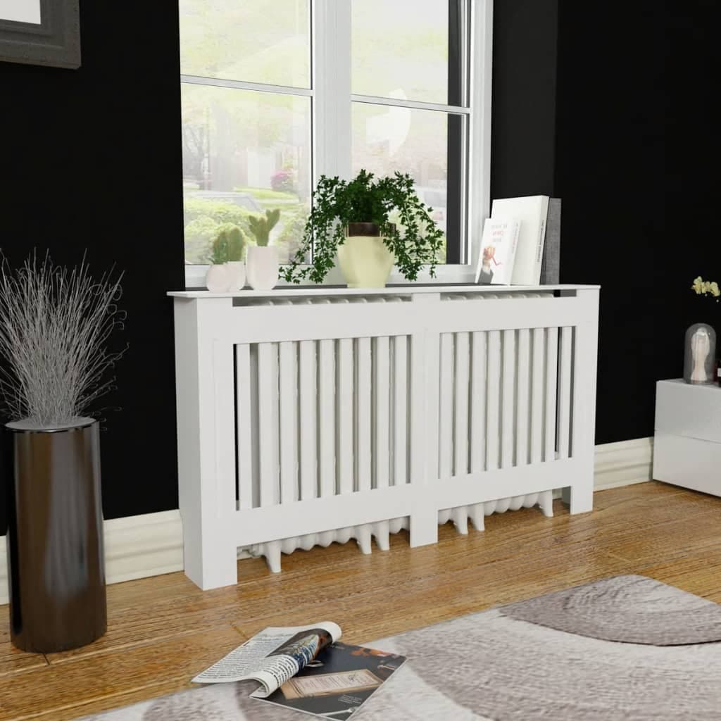 Masca de calorifer, dulap radiator, alb, 152 cm, mdf