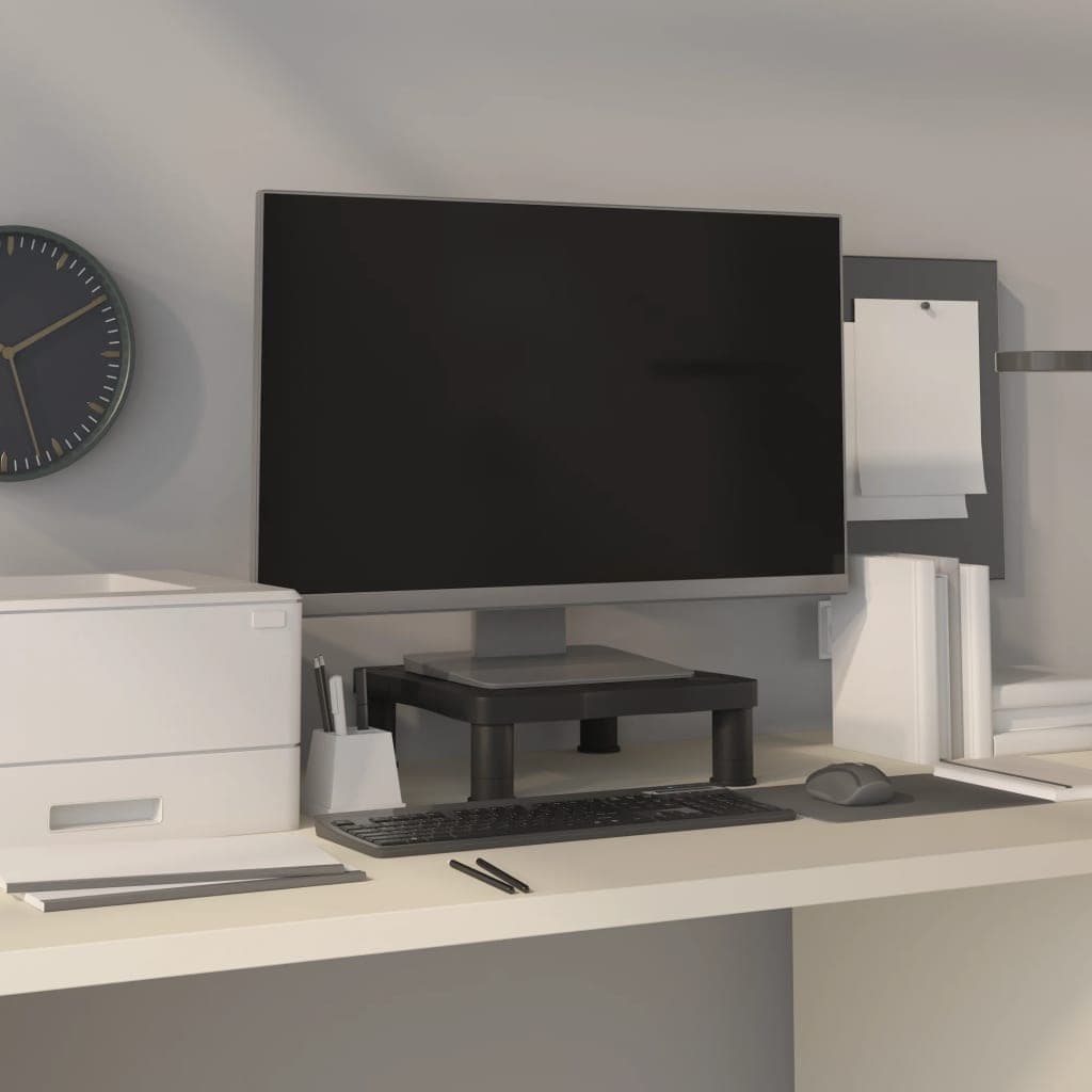 Gossi suport pentru monitor, negru, 33,5x34x10,5 cm