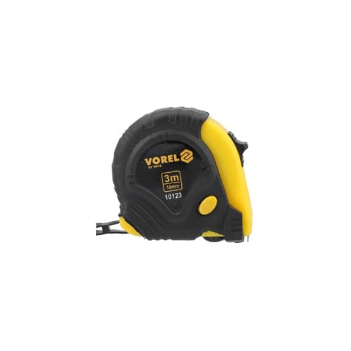 Ruleta 3m x 16mm cu carcasa din plastic Vorel Cod: 10123