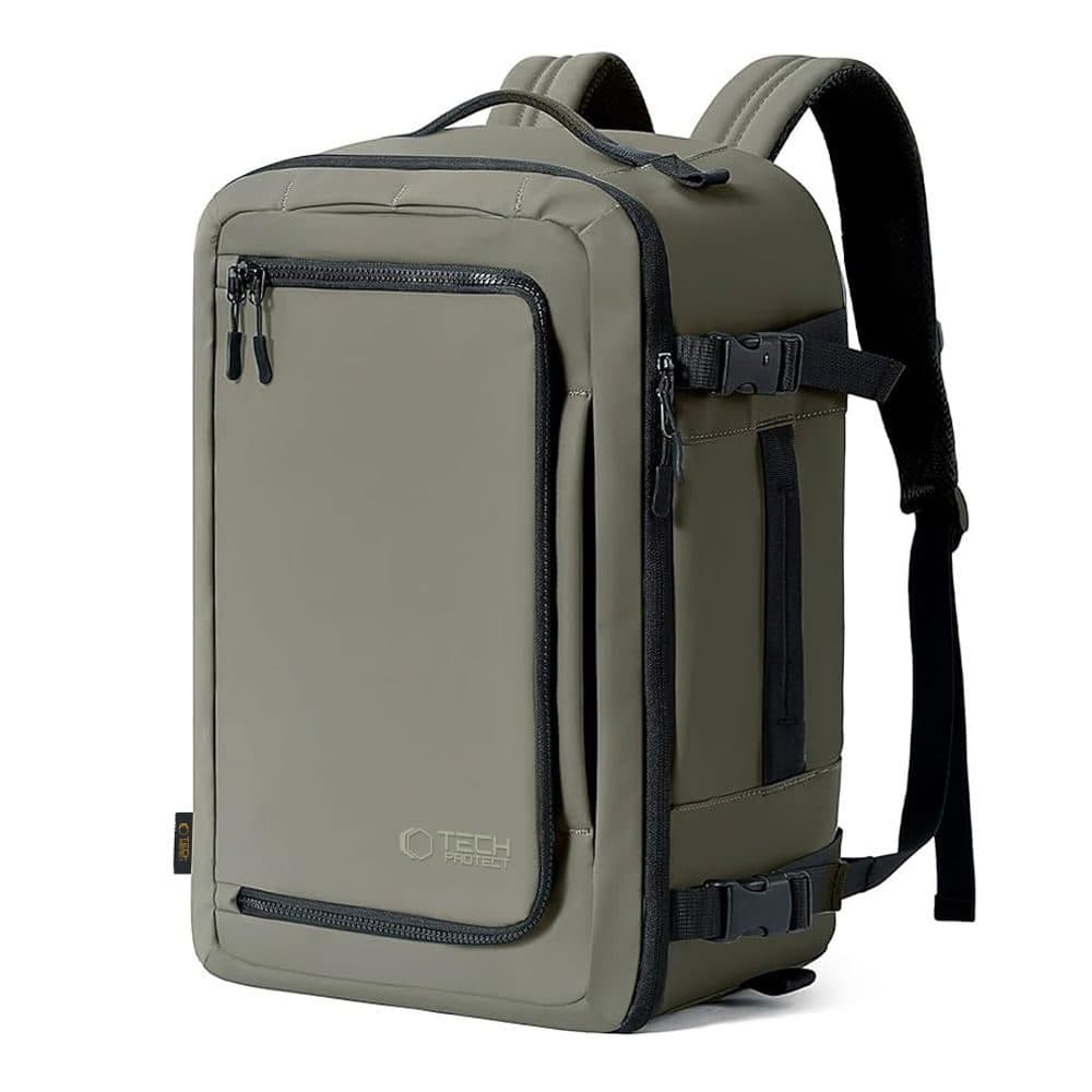 Tech-Protect Defender S50 Rucsac de călătorie pentru laptop 20L 40×20×25, verde