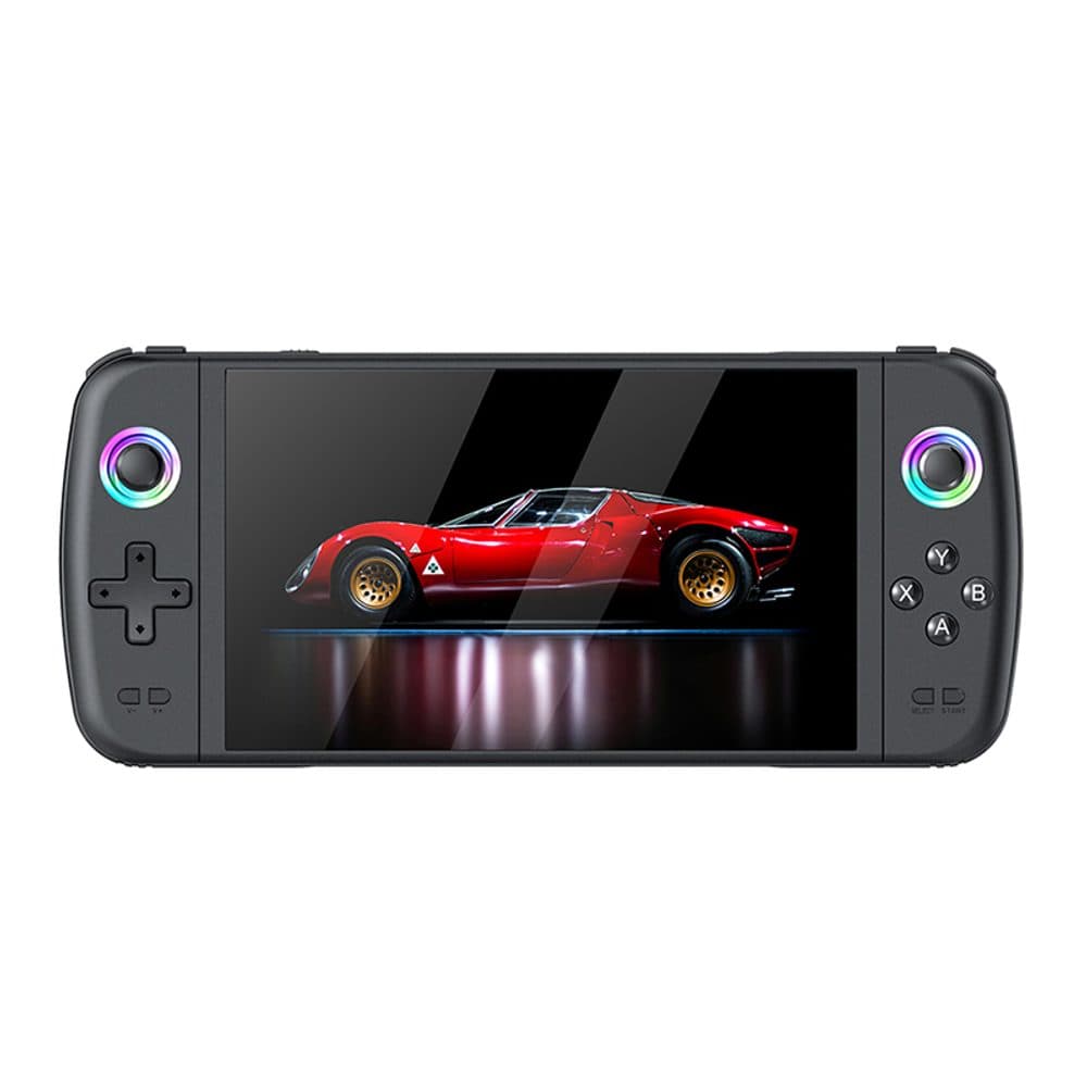 SJGAM M27 Consolă portabilă de gaming premium cu display HD IPS de 7", negru