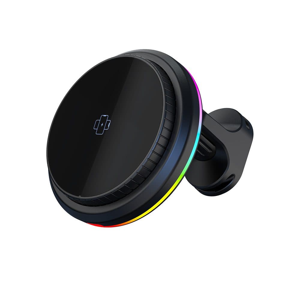 Suport auto MagSafe cu încărcare wireless și rotație automată