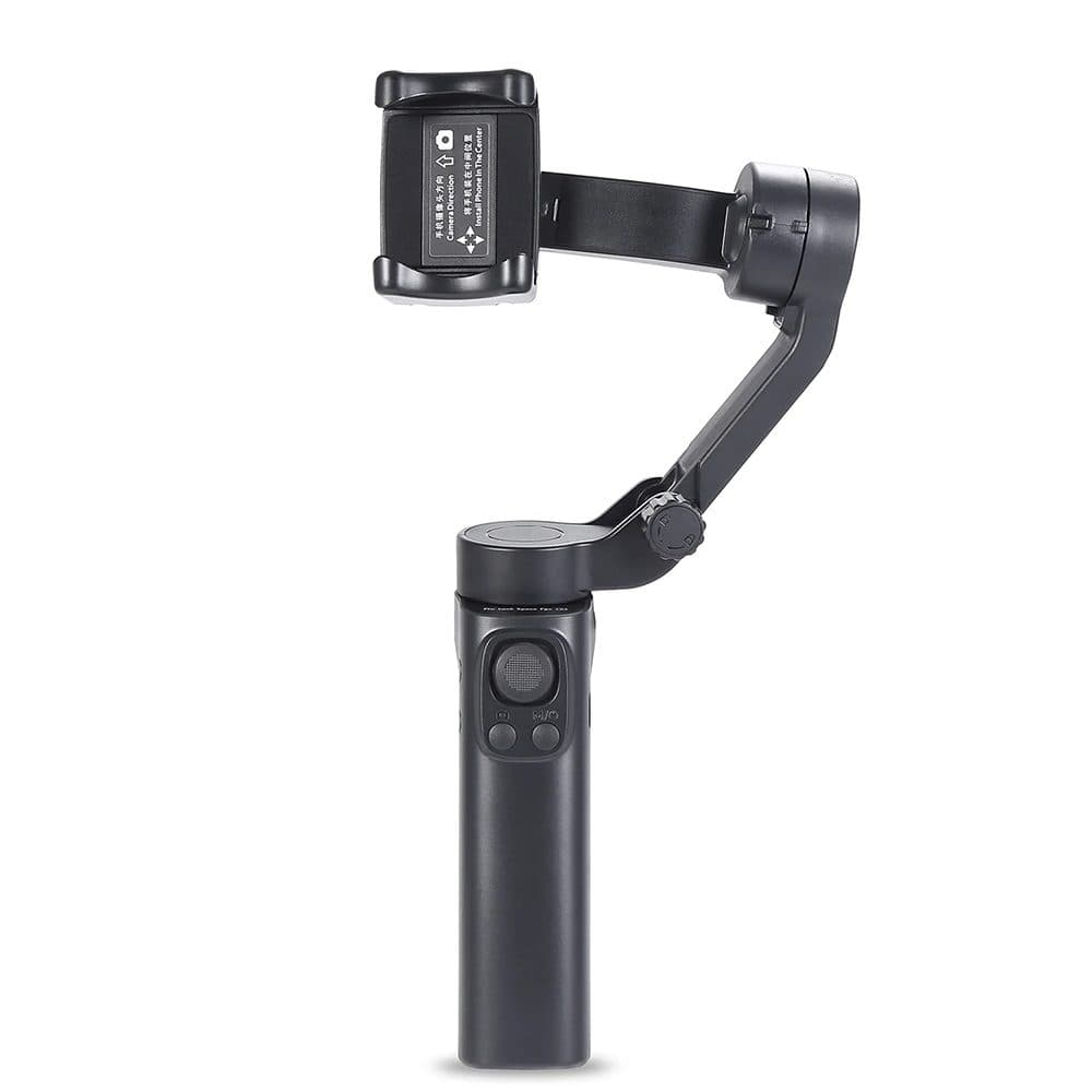 Stabilizator foto-video Techsuit pentru telefon (F5 Plus), negru