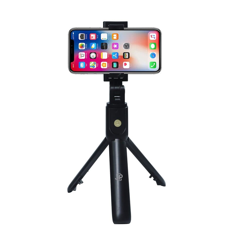 JP Selfie stick S01 cu telecomandă Bluetooth, negru
