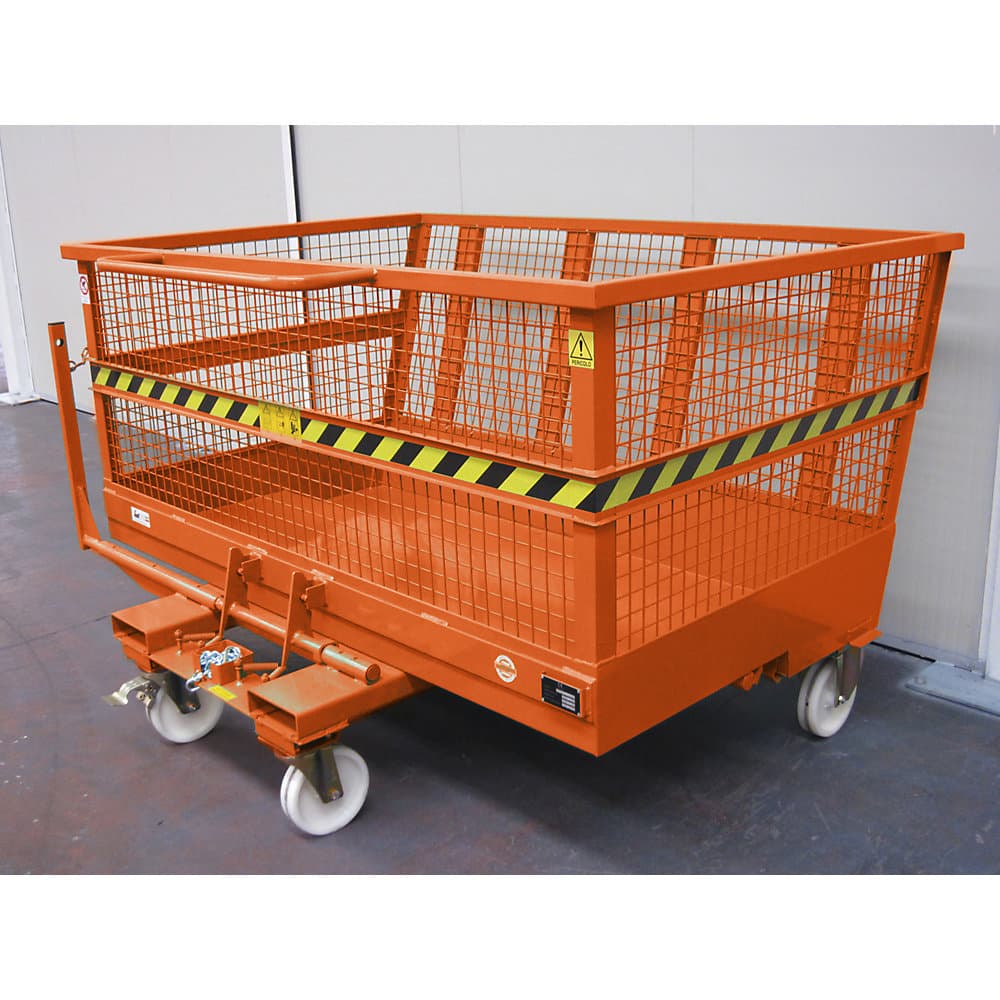 Recipient basculant XXL, capacitate portantă 2000 kg, volum 1,32 m³