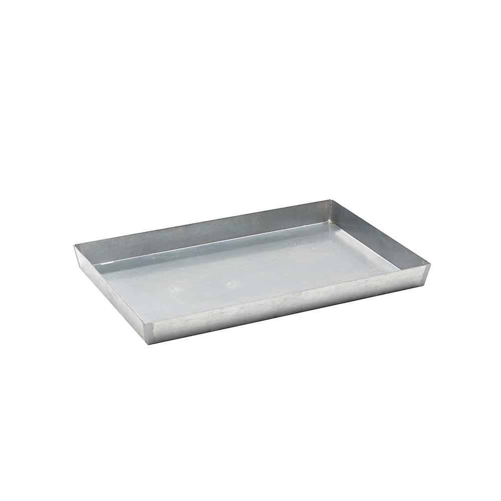 eurokraft basic Vană din oțel pentru recipiente mici pentru paleți, capacitate de captare 60 l, înălțime 100 mm, capacitate portantă 200 kg,