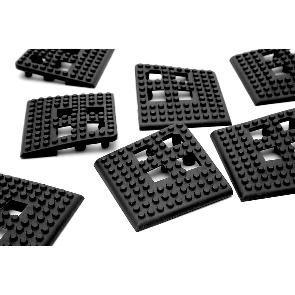 COBA Colț pentru Flexi-Deck, PVC, amb. 4 buc., negru