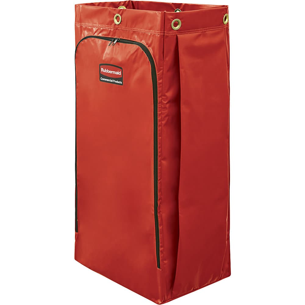 Rubbermaid Sac de reciclare, volum 128 l, cu simbol universal, roșu