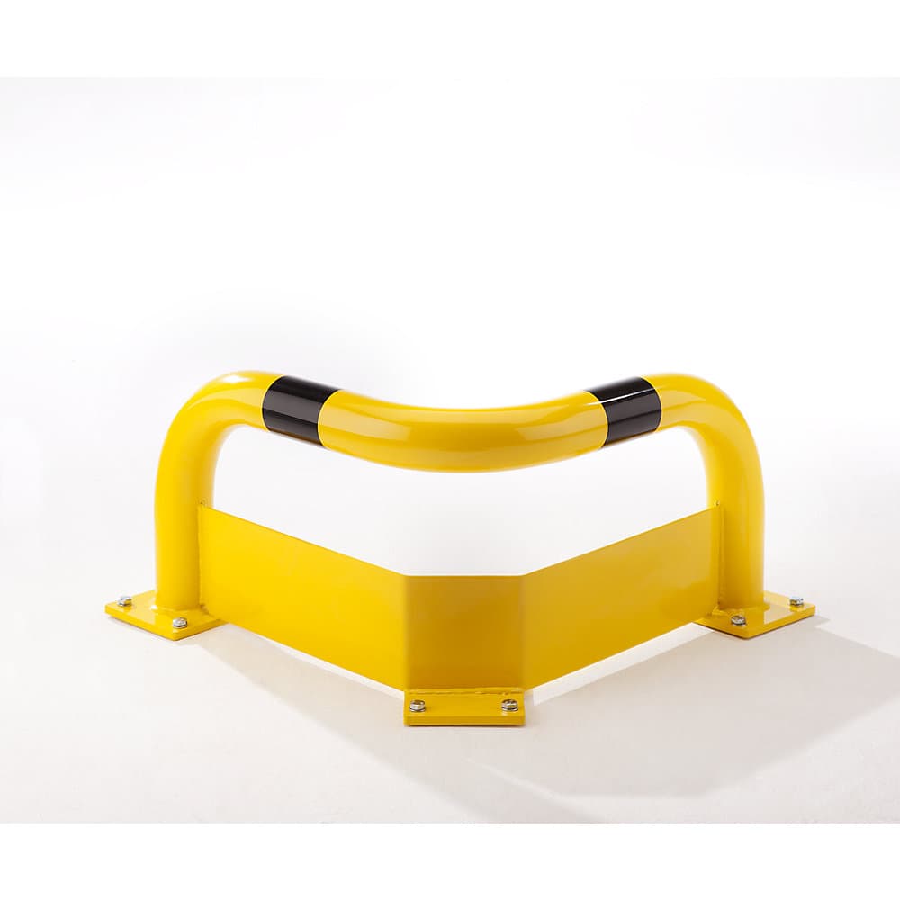 Black Bull Colțar de protecție la impact, cu protecție pentru accesul pe dedesubt, Ø 76 mm, pentru interior, înălțime 350 mm