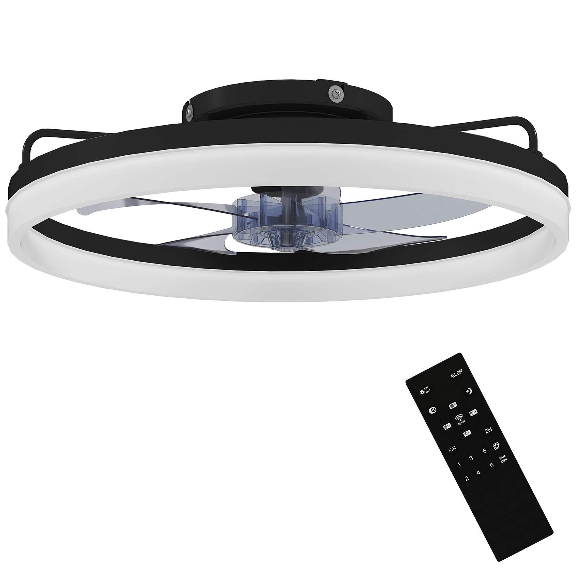 HOMCOM plafonieră ventilată | Aosom Romania