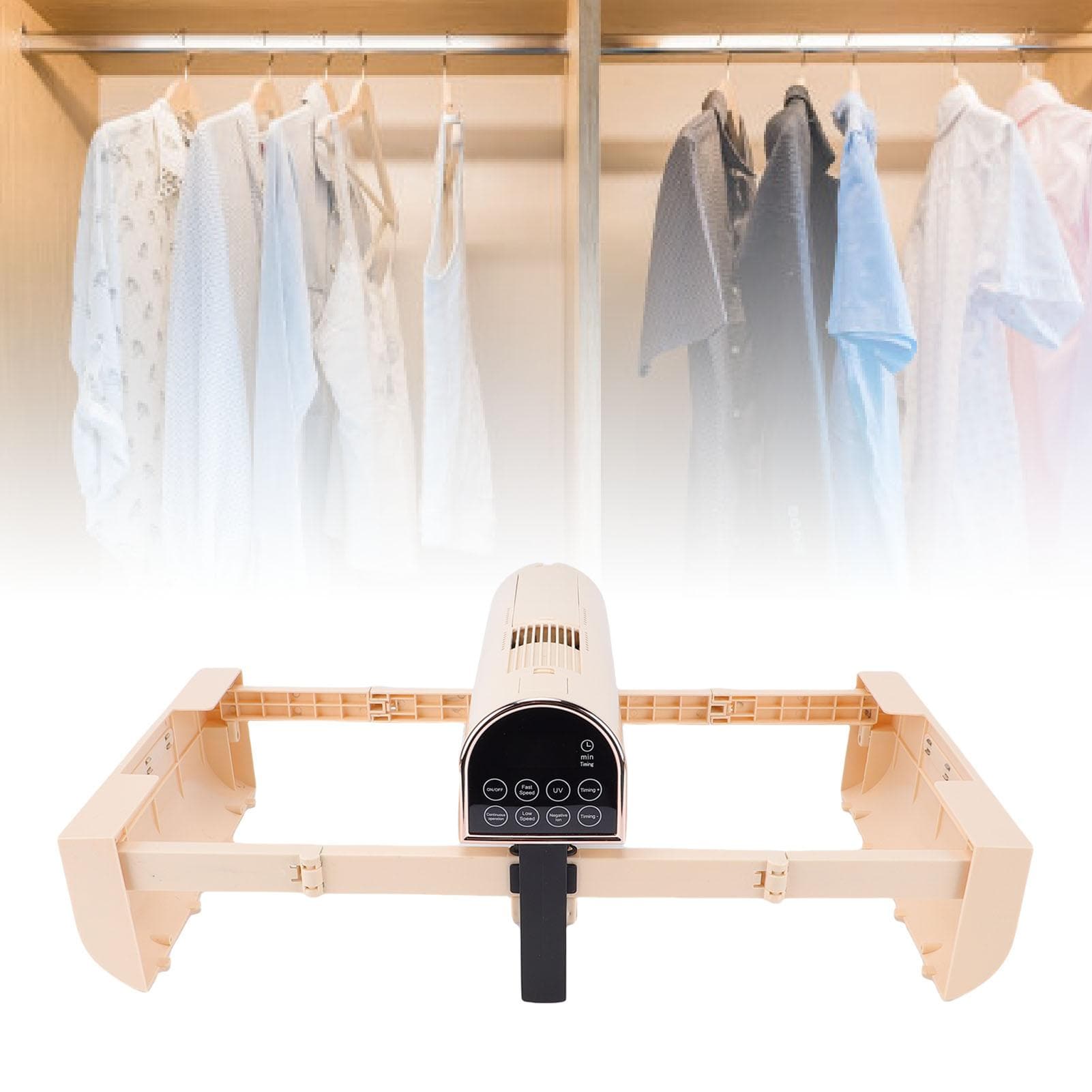 Portable Clothes Dryer Foldable   Laundry Dryer Compact Electric Drying Machine with Timer Remote Control for Travel RV Apartment