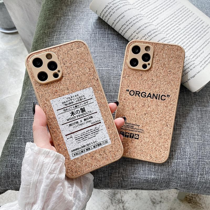 Husă moale pentru telefon, cu etichetă din plută, cu litere, pentru Iphone 14 13 12 11 Pro Max Xr X Xs 7 8 14plus, husă respirabilă, compresă