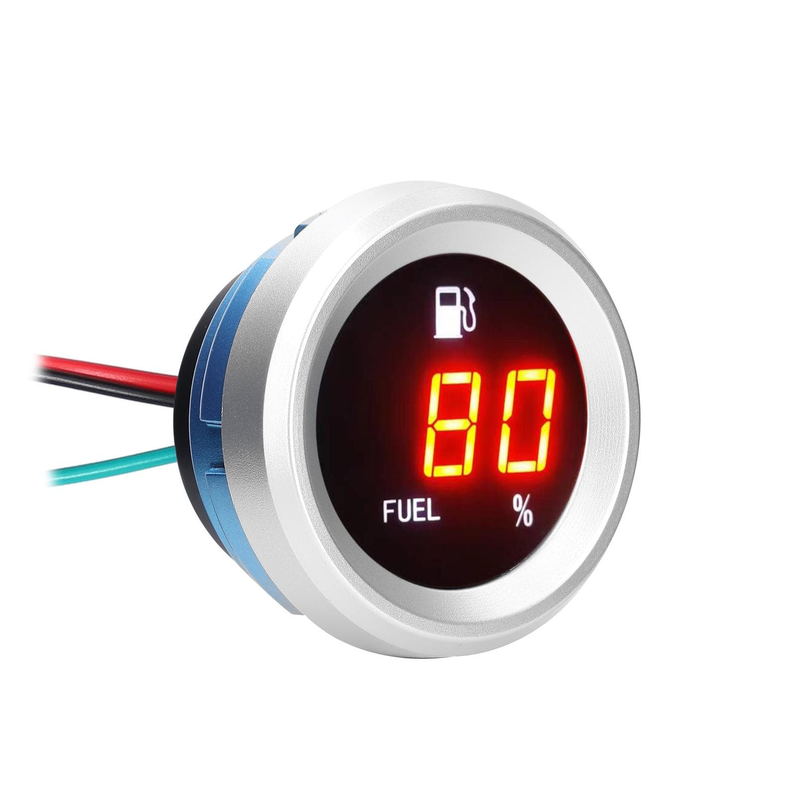 Indicator digital al nivelului de combustibil cu alarmă intermitentă Contor de nivel al combustibilului pentru mașină 9-35V Tester de nivel al