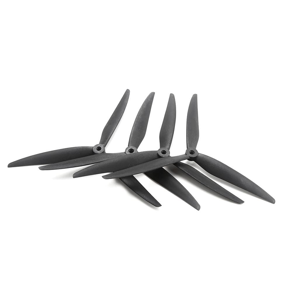 2 perechi Tracker 10 inch 1050-3 Elice 3 lame 1050 Tracker PC Fibră de sticlă Carbon Nylon Recuzită negru