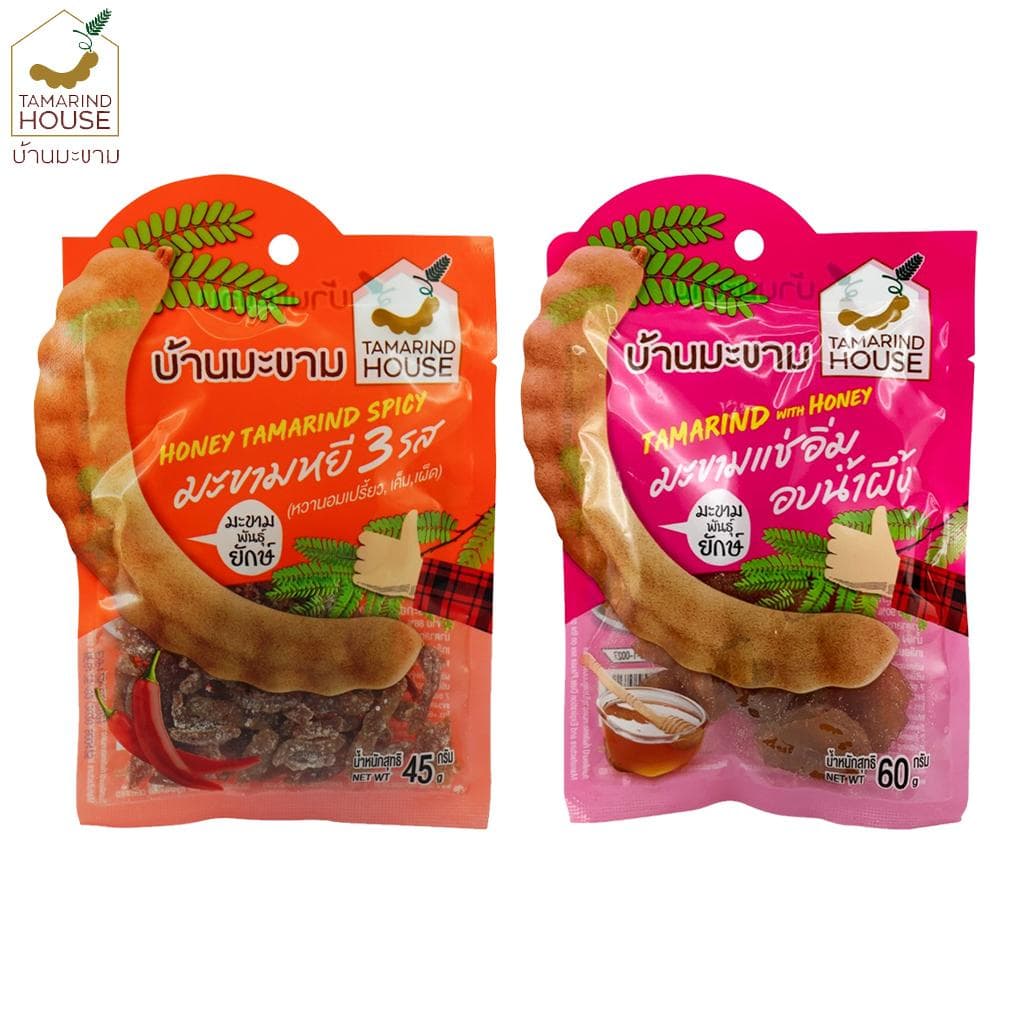 Tamarind House Honey Tamarind Picant 45 g. / Tamarind cu Miere 60 g. x 1 / 2 / 3 / 6 / 12 buc - Gustare Thai
