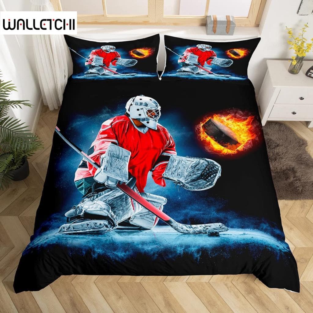Set de husă de pilotă Hochei 2/3 buc. Husă de cuvertură de poliester Hochei Puck Ball King Queen Size Husă de pilota pentru copii, băieți