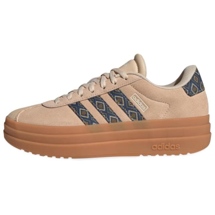 Adidas Vl Court Anti-Slip Wear-Resistant Low-Top Skateboard Shoes Women's Brown Sneakers IH7510 cm maro