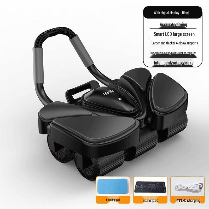 TLXT Smart Automatic Rebound Abs Roller with Digital Display