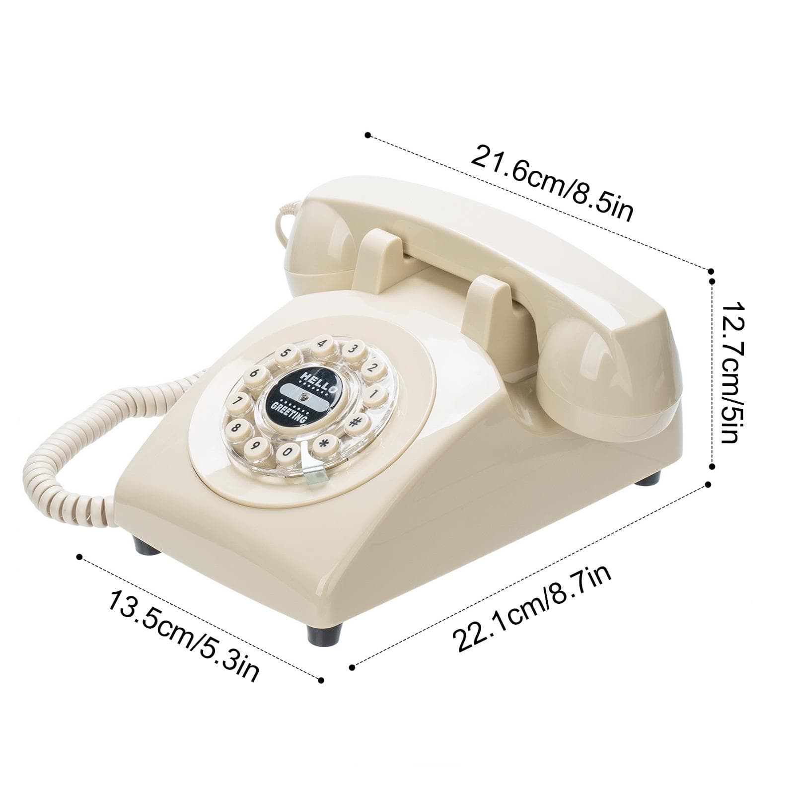 o Carte de oaspeți pentru nunți Căsuță vocală Telefon Petreceri de aniversare Petreceri de absolvire Baby Showers bej