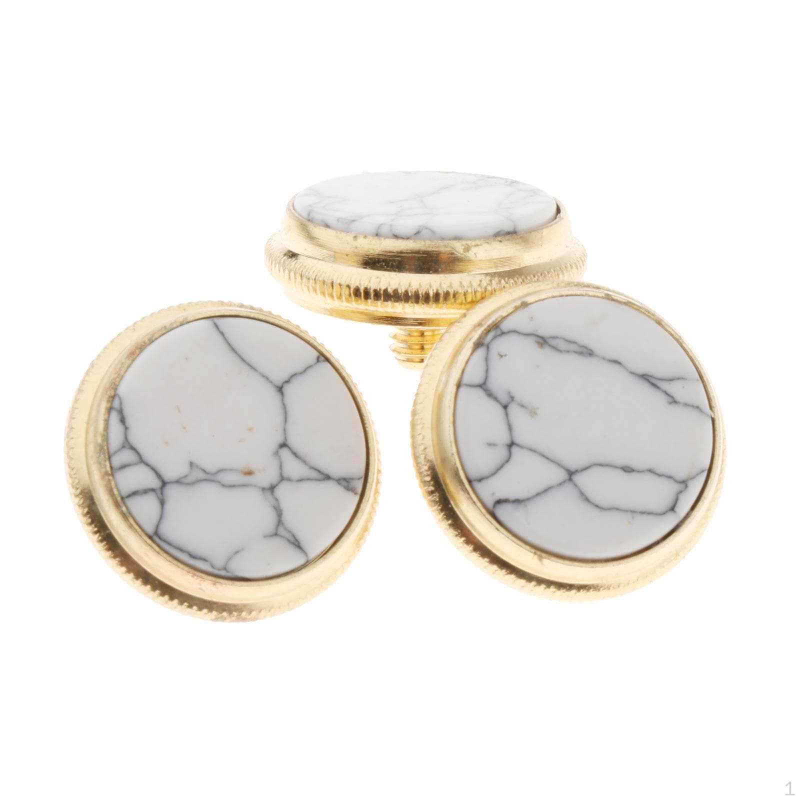 Butoane de reparare a trompetei metalice, 3 bucăți, șuruburi de supapă, piese de instrumente muzicale, diametru de 17 mm