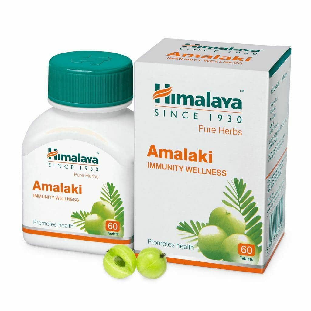 PACHET 10 X Himalaya Wellness Pure Herbs Amalaki 60 Tablete LIVRARE GRATUITA