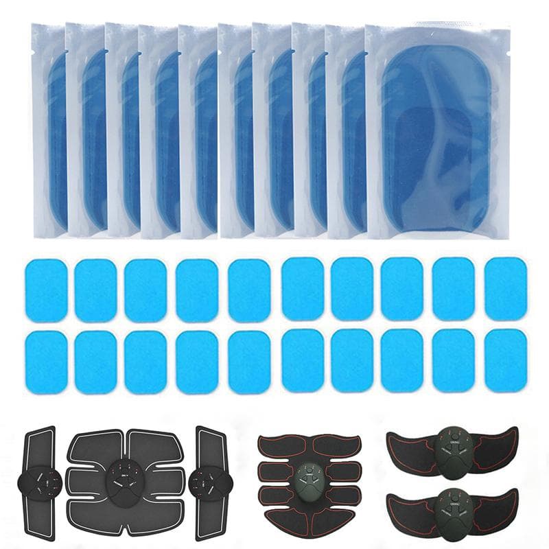 Tampoane cu gel pentru șold și abdomen pentru antrenor ABS, stimulator muscular pentru pierderea în greutate, plasture cu gel pentru masaj