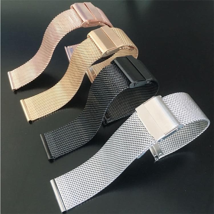Curea de ceas milaneză 12mm 14mm 16mm 18mm 20mm 22mm 24mm Bratara curea de ceas din metal din oțel inoxidabil universal auriu